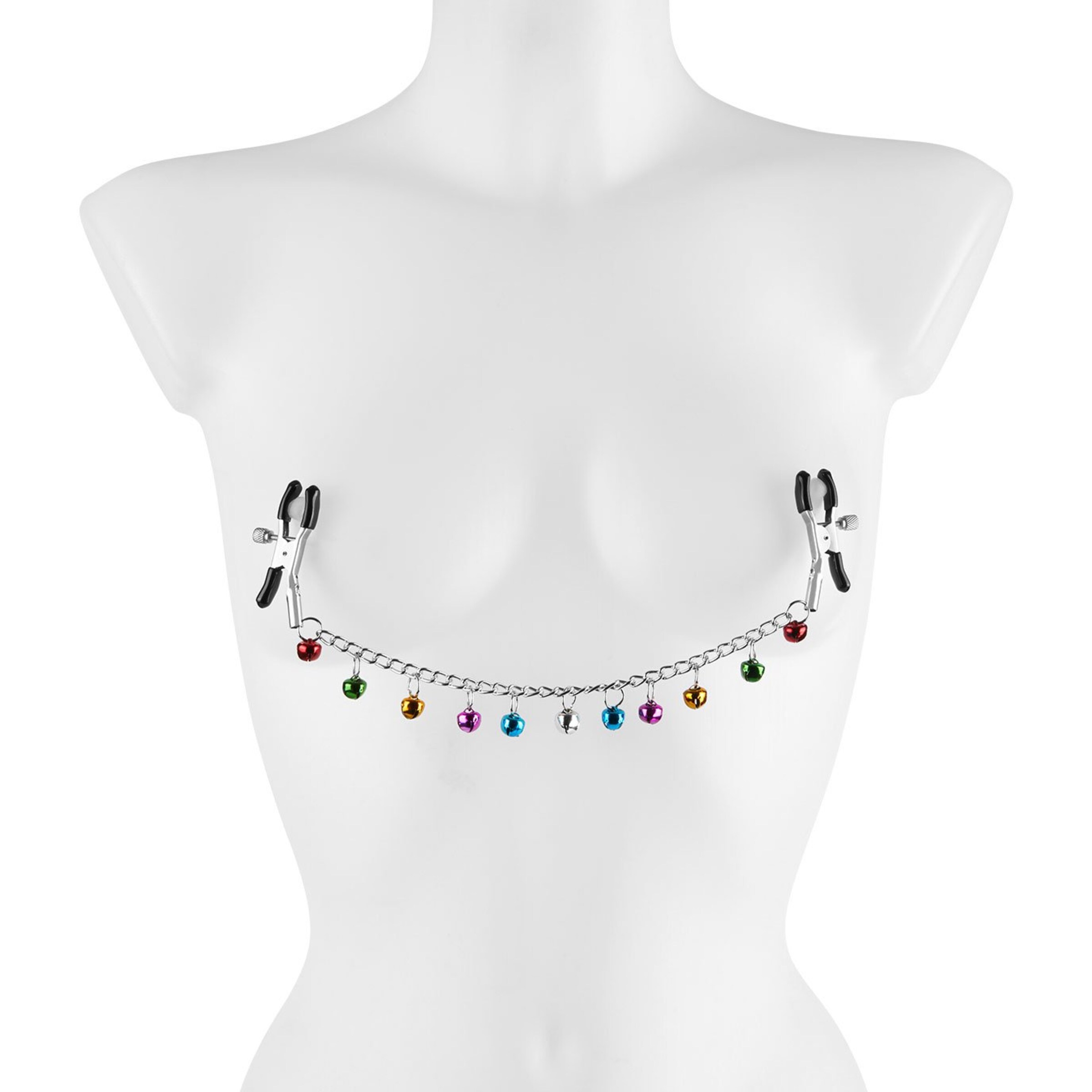 nippelklemmen-mit-bunten-glöckchen-Bunt-Schwarz-Silber-4