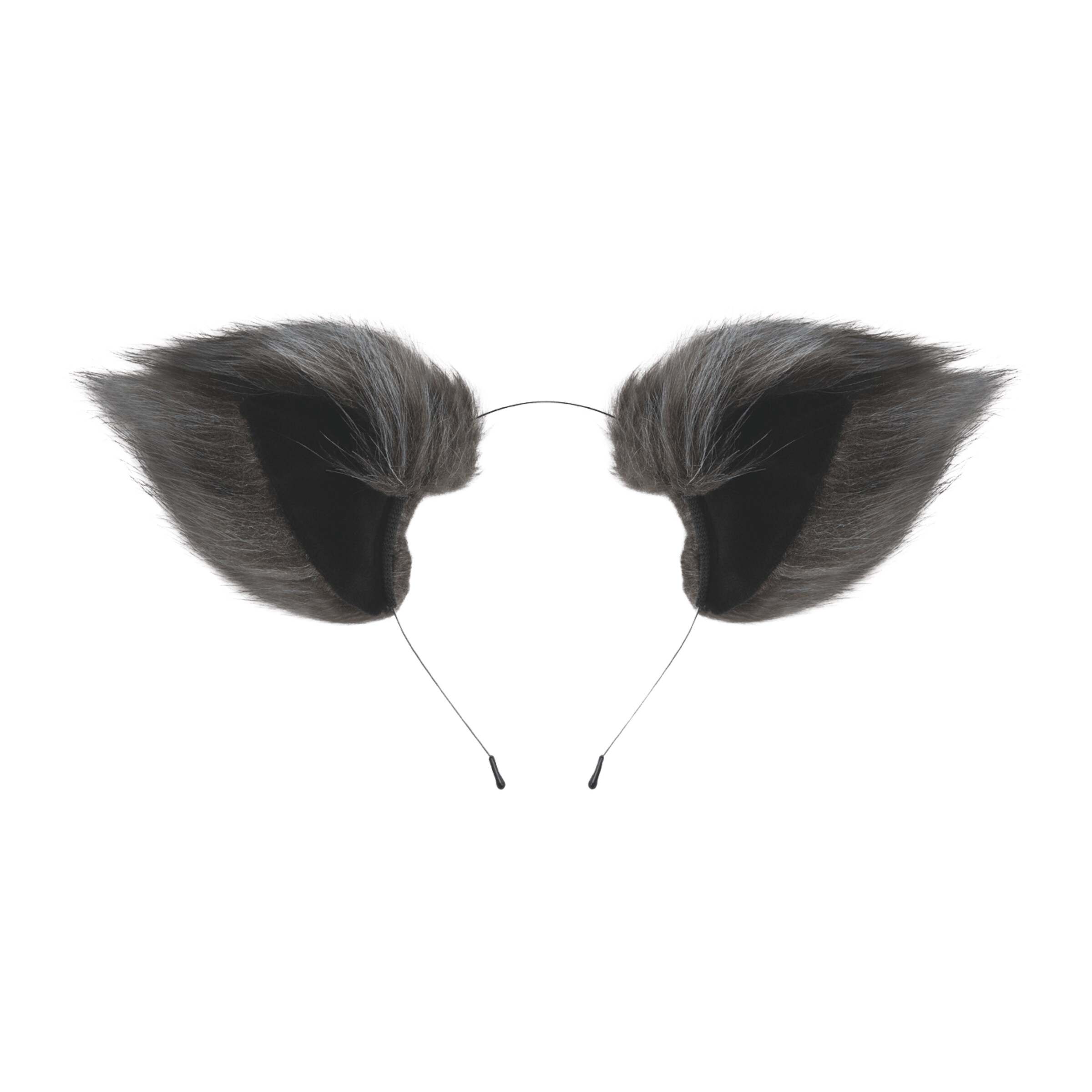 furry-tailes---foxtail-furry-set-40-cm-Grijs-Zwart-3