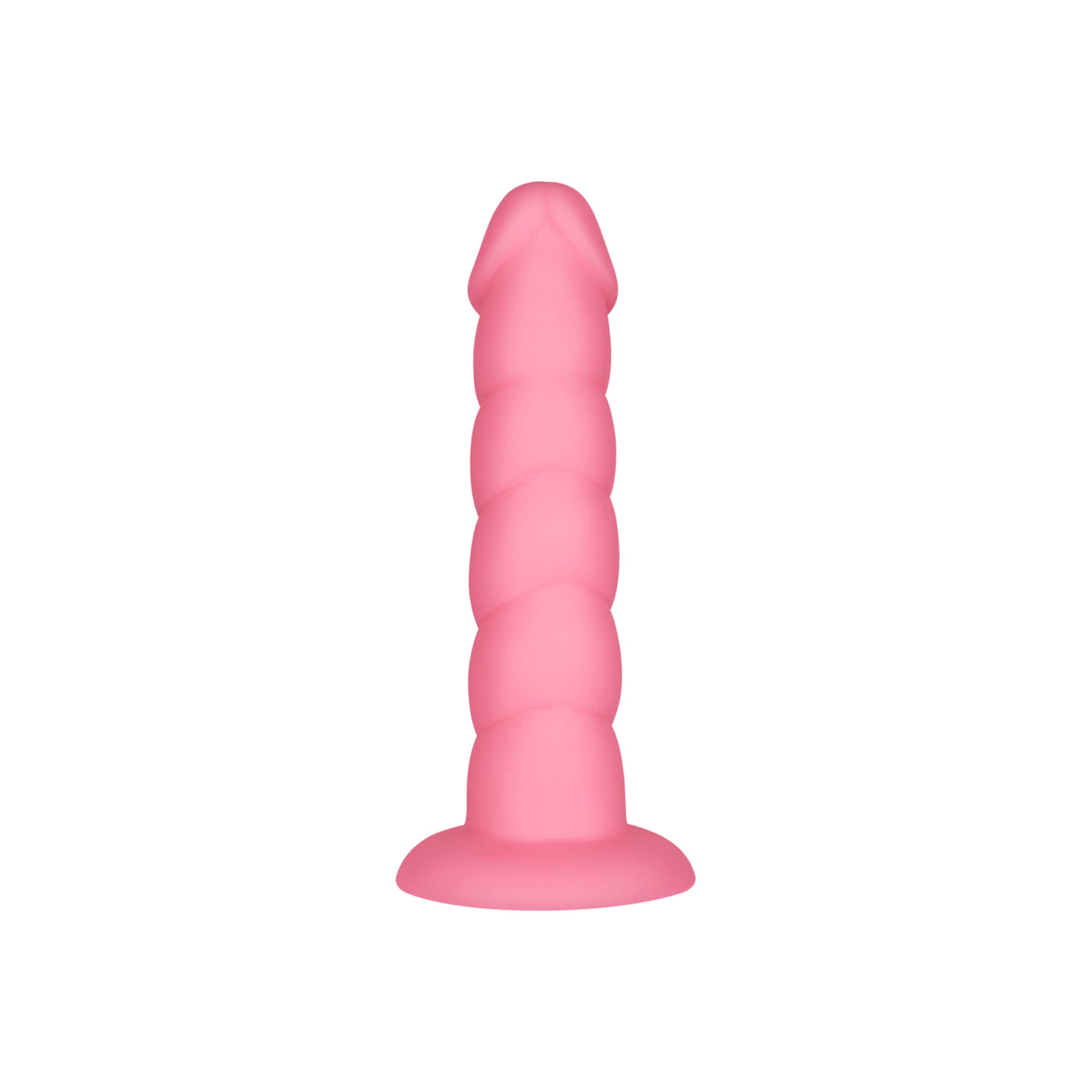 geribbelde-siliconen-dildo-20-cm-Roze-5