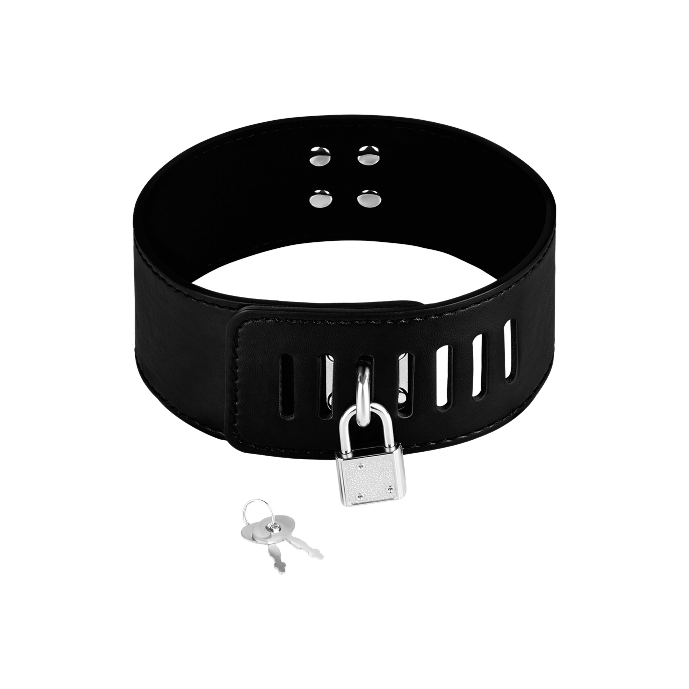 halsband-mit-schloss-und-leine-Schwarz-6