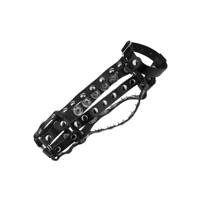 peniskooi-met-interne-doornen-Schwarz-Silber-2