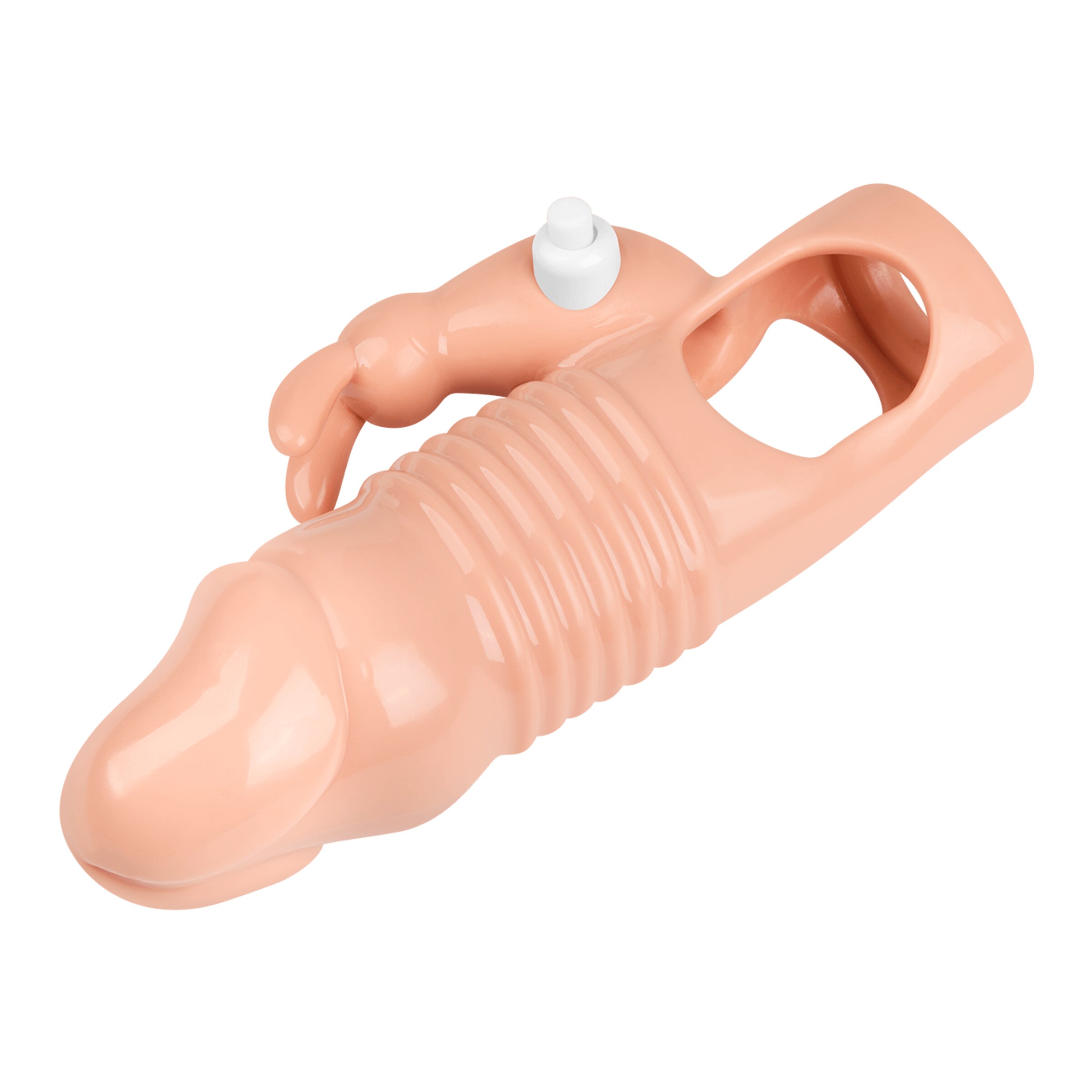 penissleeve-met-konijnenclitorisstimulator-15-5-cm-Natuurlijk licht-6