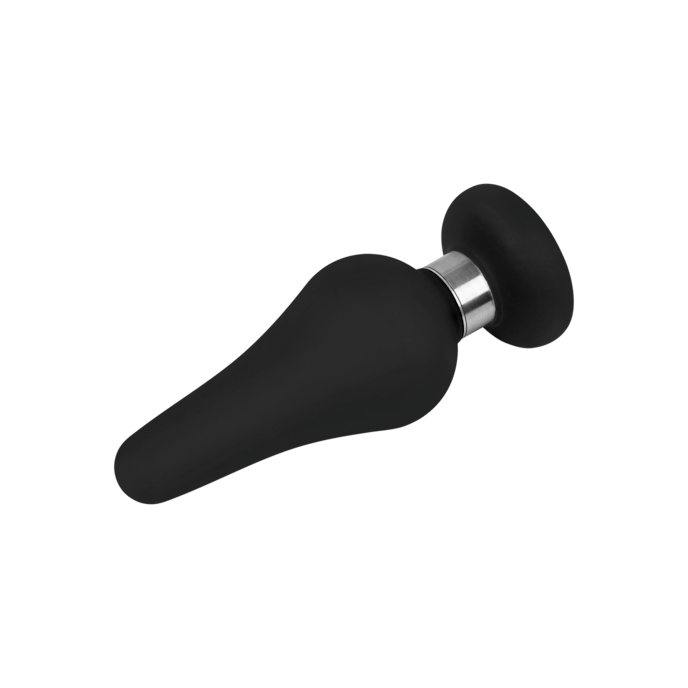 analplug-aus-silikon-s-10-cm-Schwarz-Silber-4