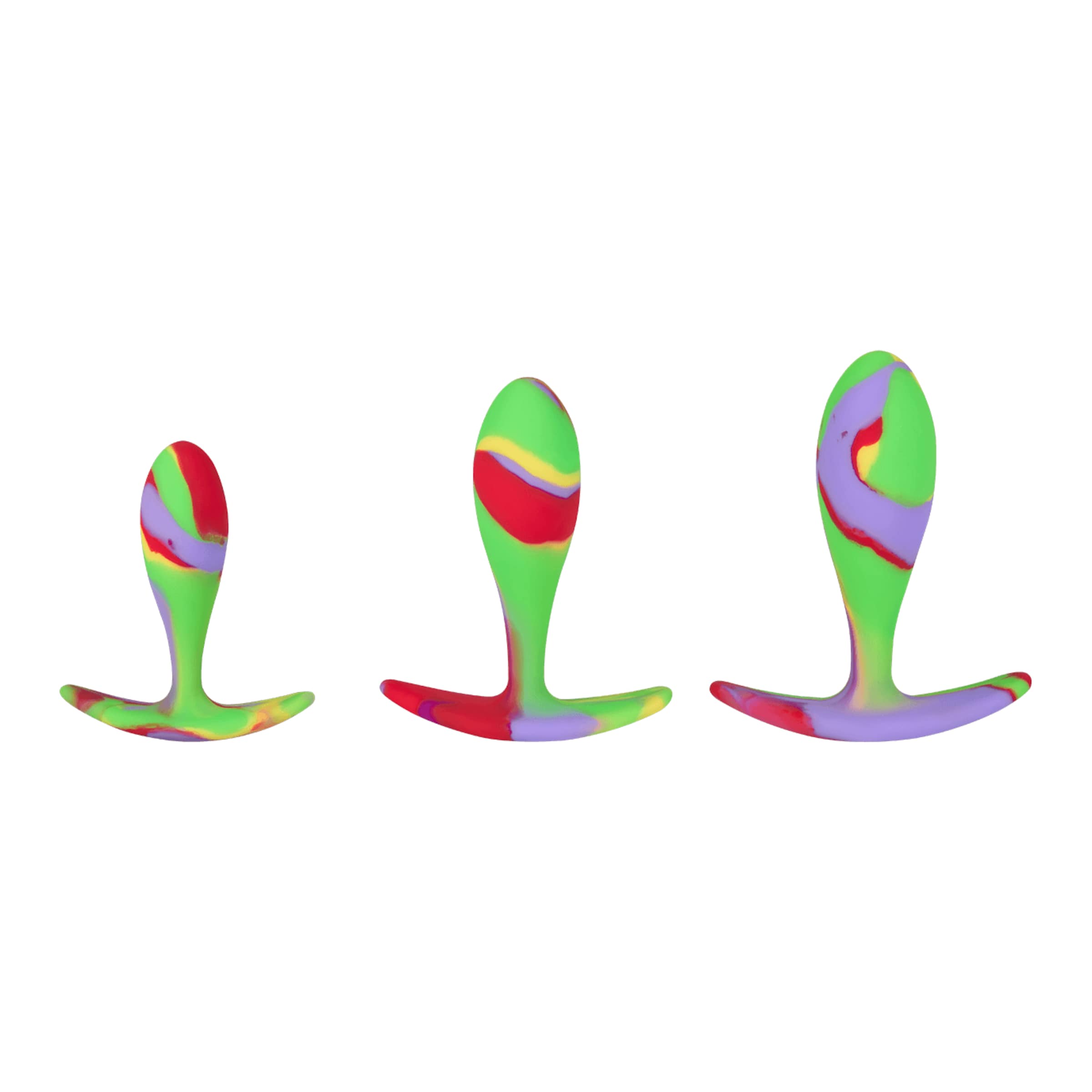 ensemble-coloré-de-plugs-anaux-en-silicone-3-pièces-Multicolore-2