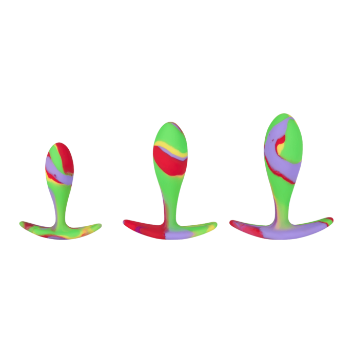 ensemble-coloré-de-plugs-anaux-en-silicone-3-pièces-Multicolore-2