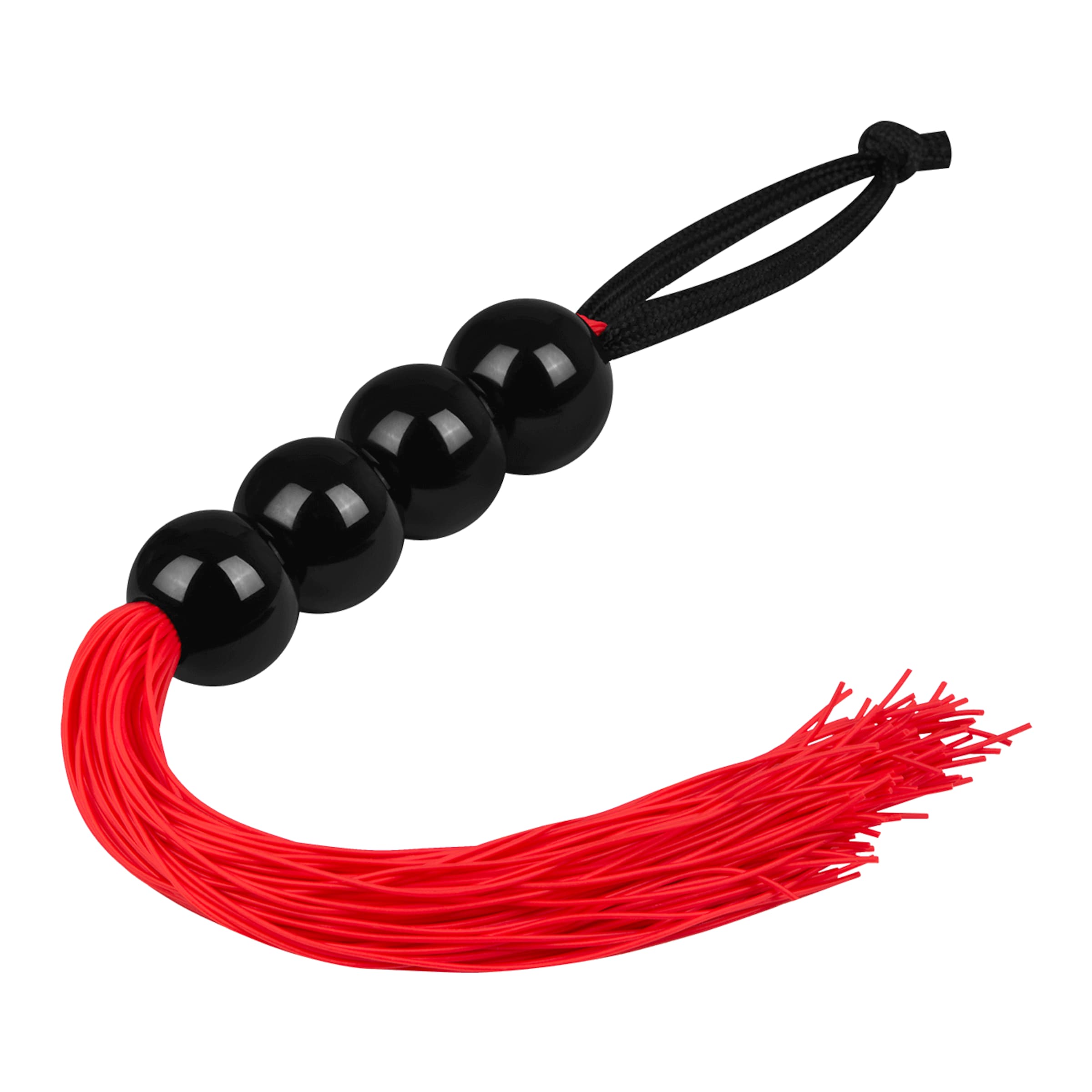 fouet-en-silicone-avec-poignée-à-boule-Noir-Rouge-3