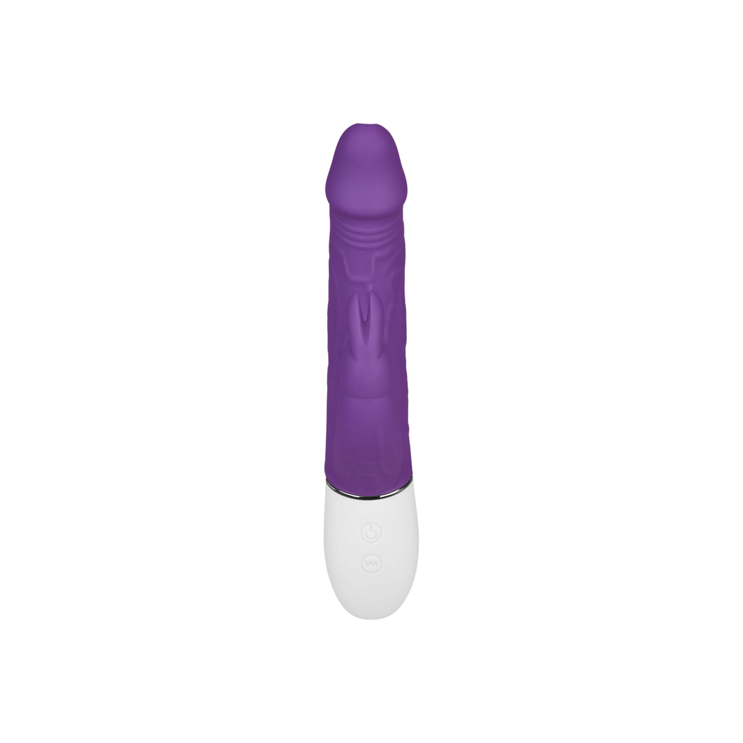 rabbit-en-silicone[nbhy]-avec-nervures-21-cm-Blanc-Violet-4