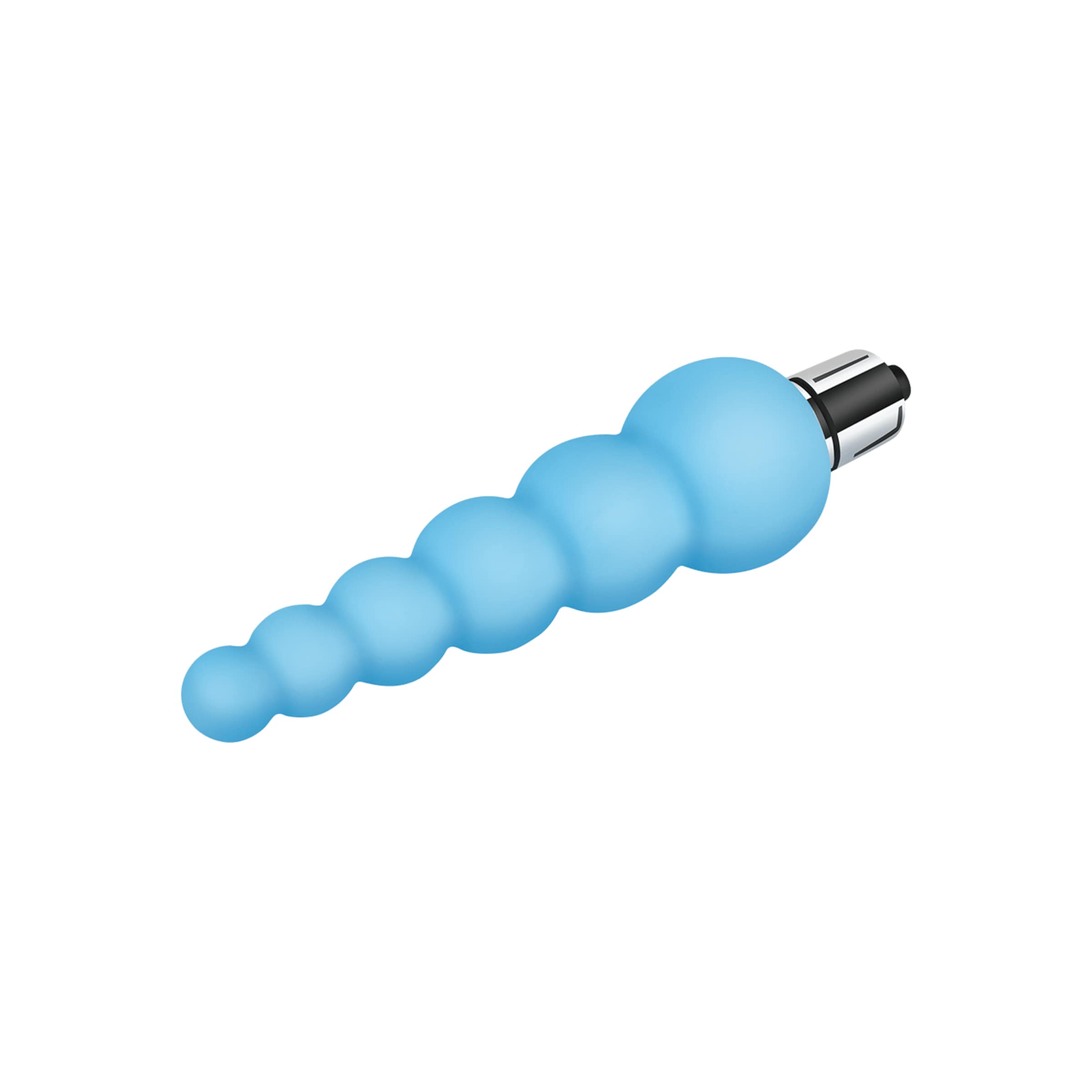 vibromasseur-en-silicone-avec-structure-en-boule-14-cm-Bleu clair-4