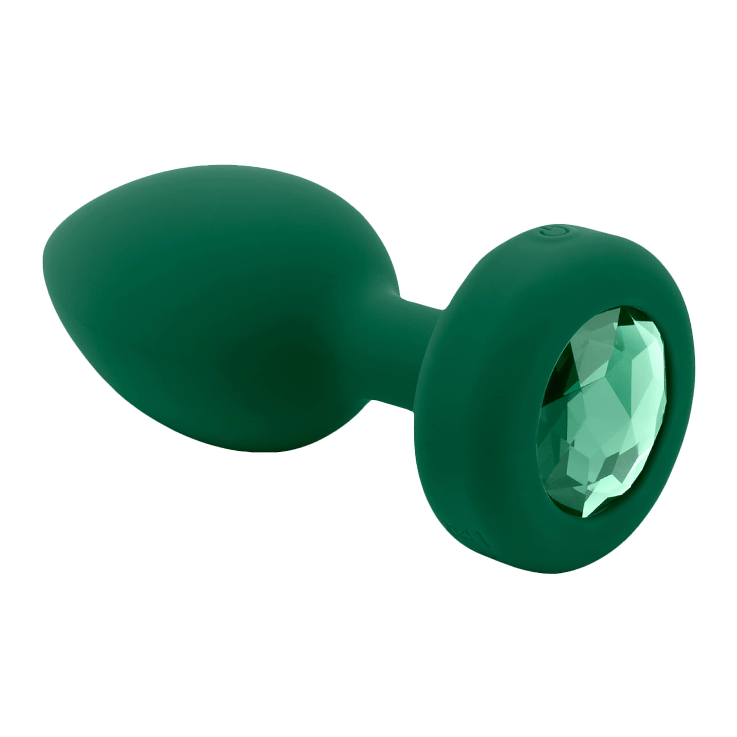 vibrating-jewel-plug---m/l-10-5-cm-Grün-2