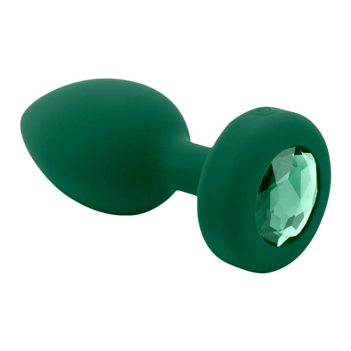 vibrating-jewel-plug---m/l-10-5-cm-Grün-2