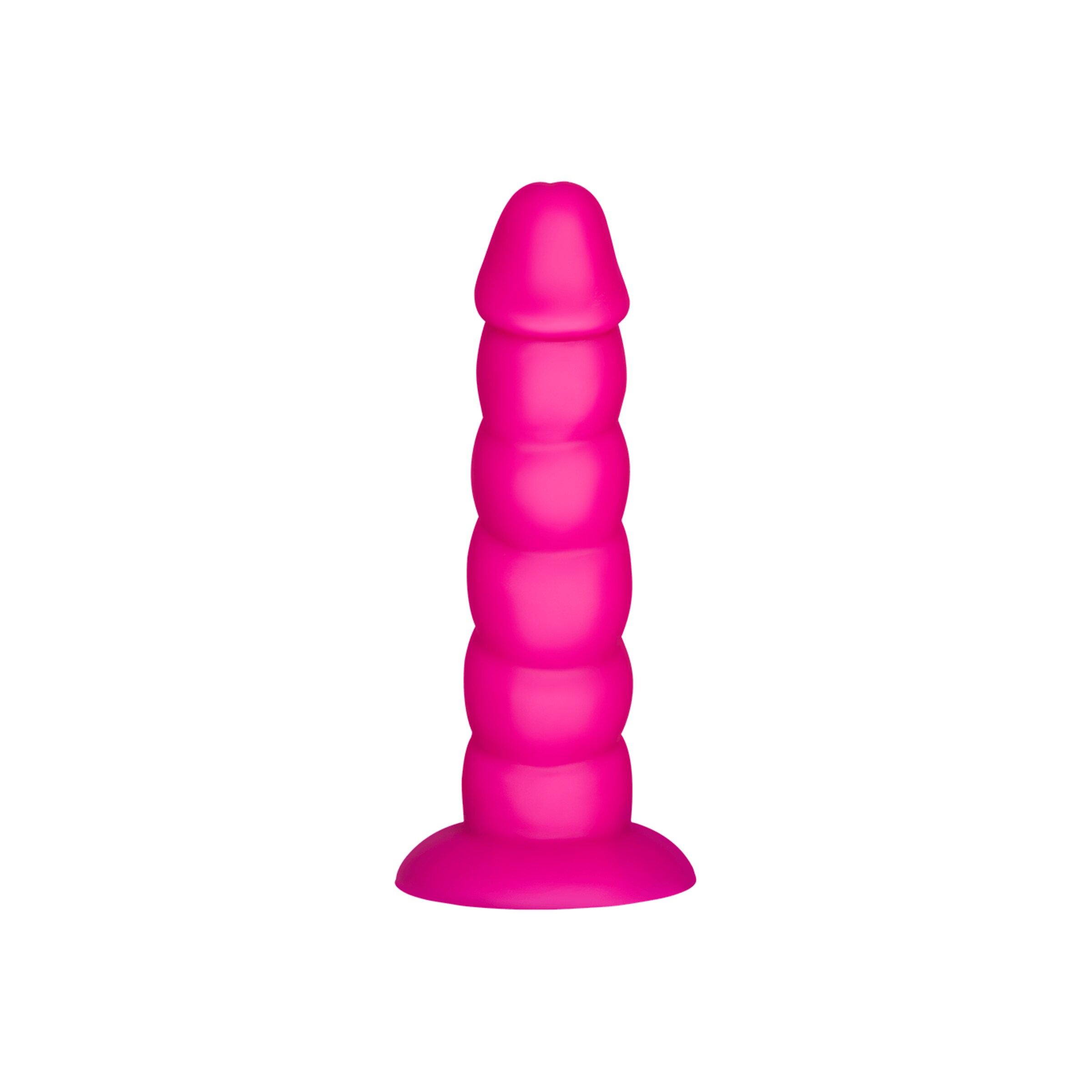 strukturierter-dildo-aus-silikon-17-cm-Neon-pink-4