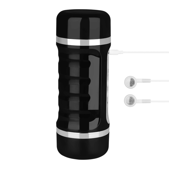 masturbator-met-audiofunctie-oplaadbaar-20-cm-Schwarz-Wit-Zilver-15