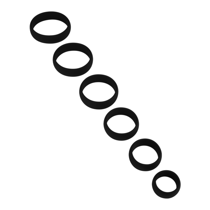 siliconen-penisring-set-6‑delig-Zwart-5