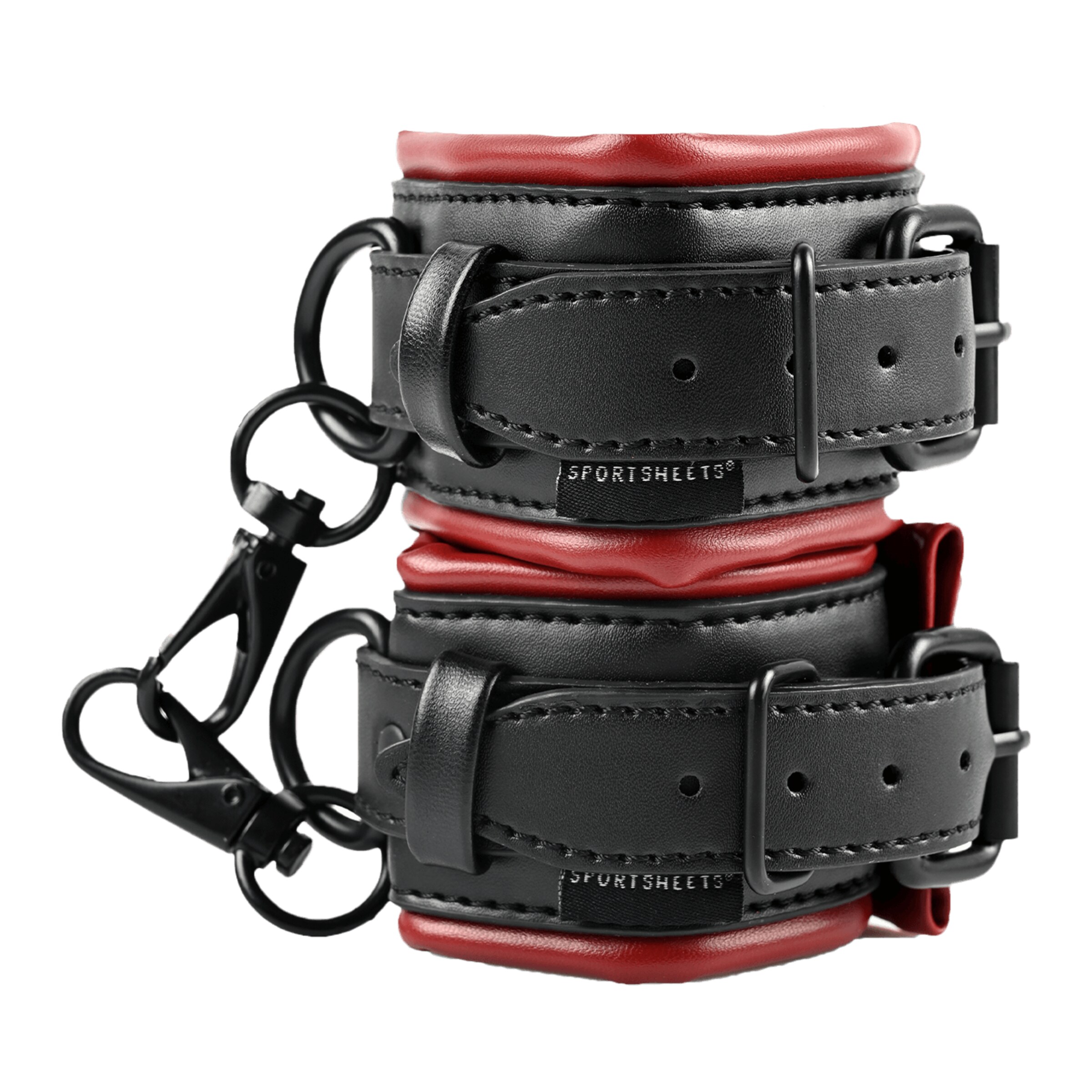 saffron---spreader-bar-and-cuff-set-Rot-Schwarz-2