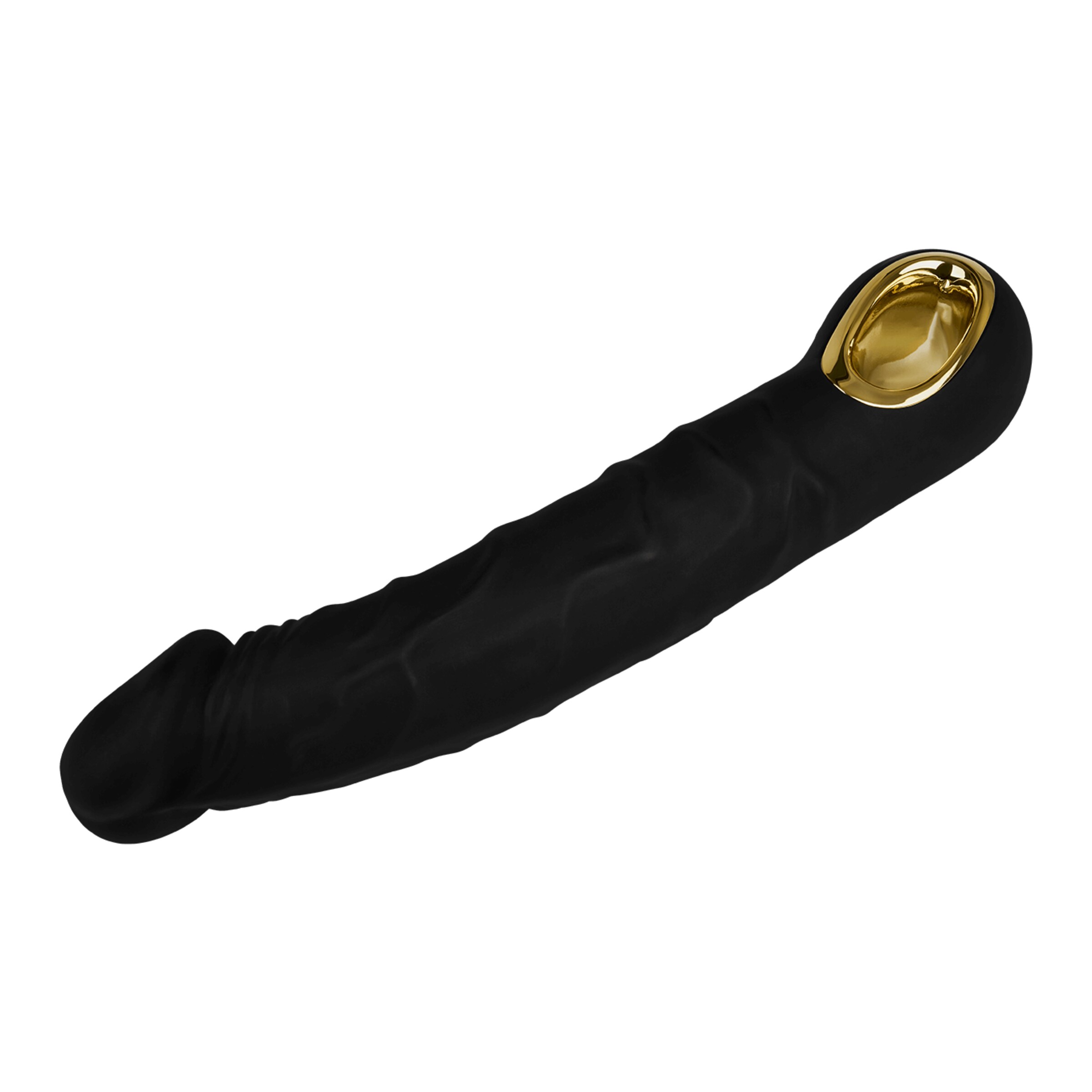 elegante-natuurlijke-vibrator-van-siliconen-22-cm-Goud-Zwart-7