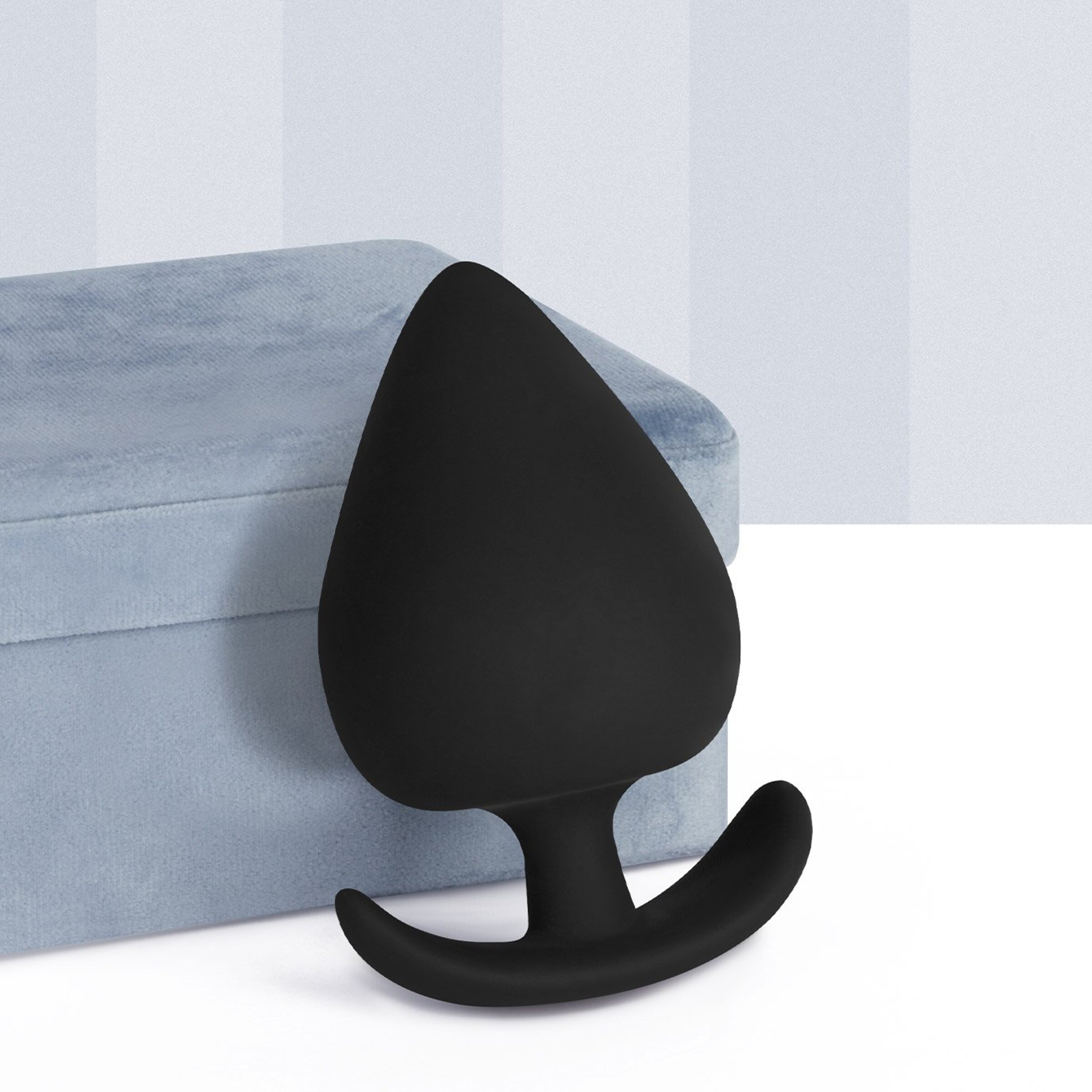 dildo-met-interne-bal-van-siliconen-11-cm-Zwart-2