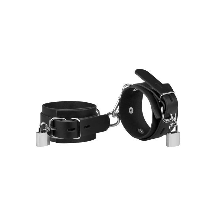 menottes-pour-chevilles-en-cuir-avec-serrure-Noir-1