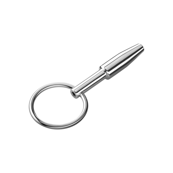 conische-penisplug-5-cm-Silber-3