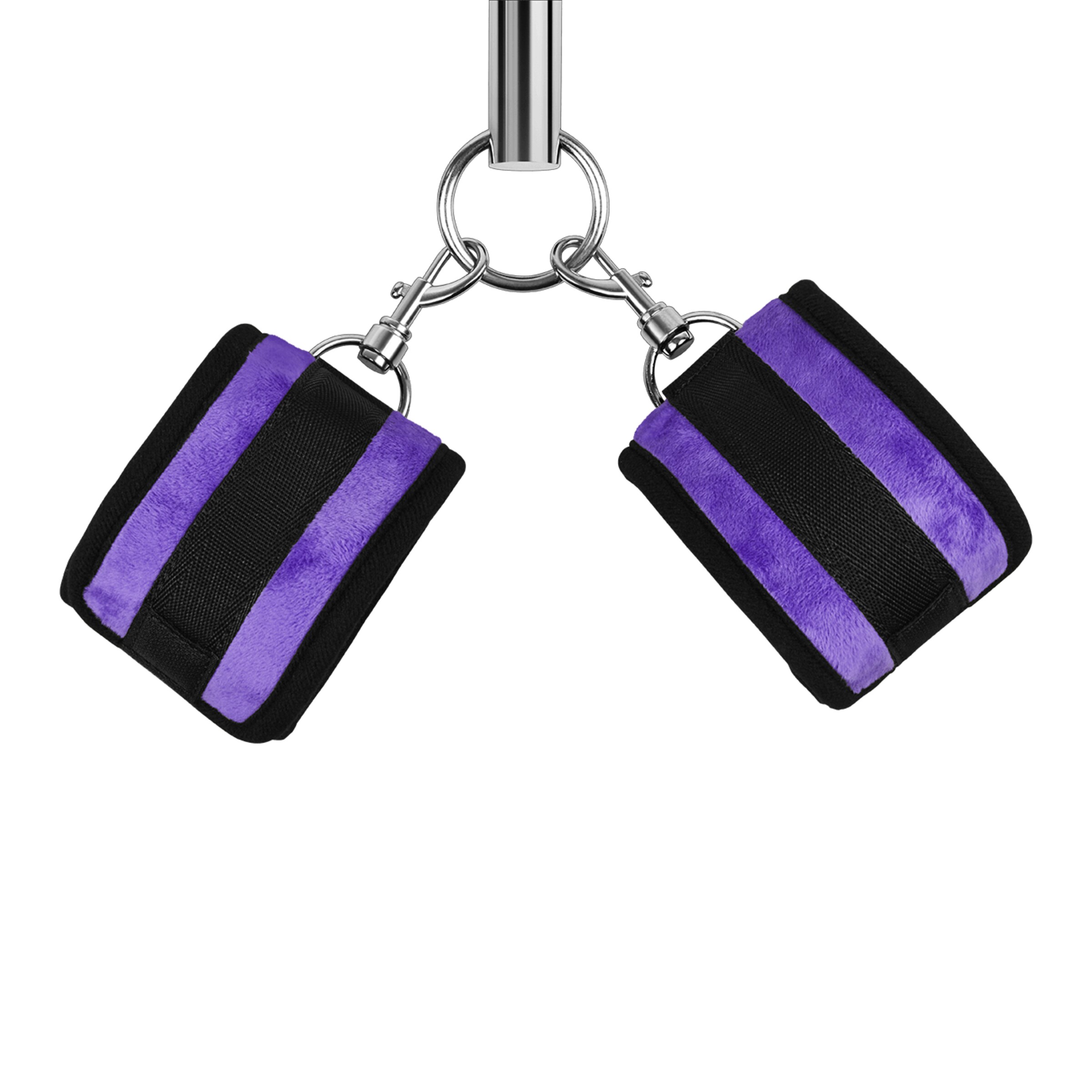 spreader-bar-with-4-detachable-cuffs-3-pièces-Noir-Violet-4