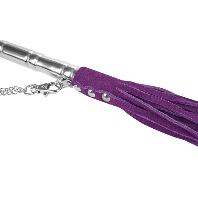 fouet-en-daim-Argent-Violet-3