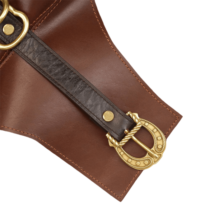 tailleband-van-rijleer-Bruin-Goud-Zwart-2