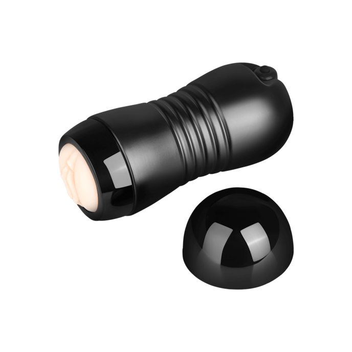 vibrating-stroker-pussy-Naturel clair-Noir-4