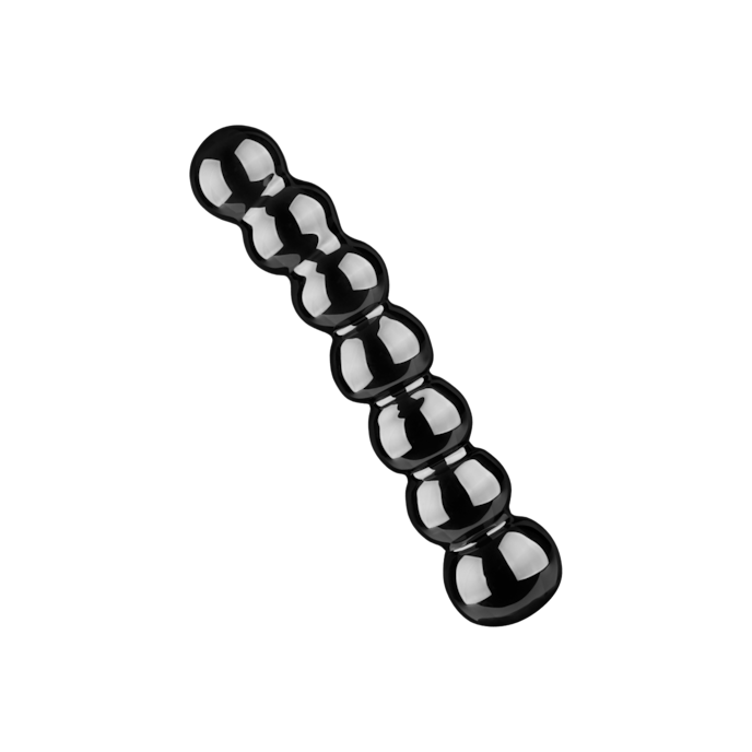 glasdildo-mit-kugelstruktur-17-cm-Schwarz-1