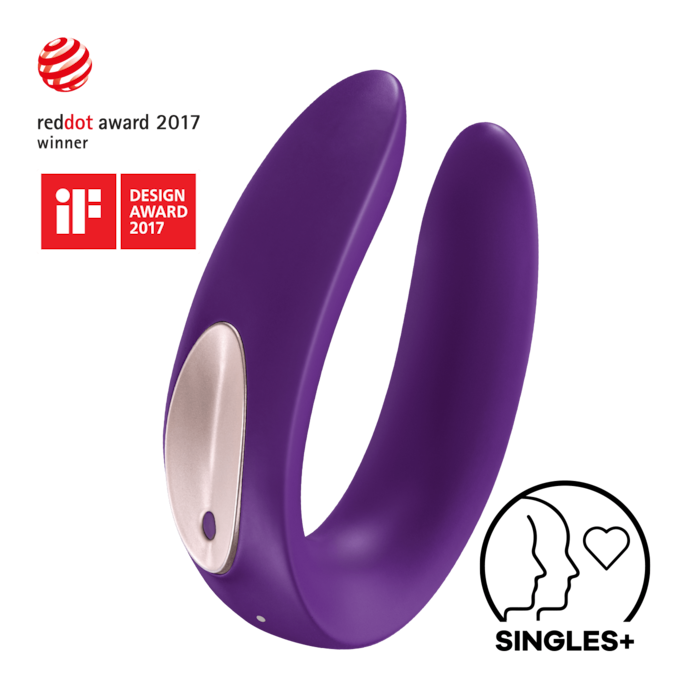 satisfyer-double-plus-en-silicone-9-cm-Or rose-Violet-1