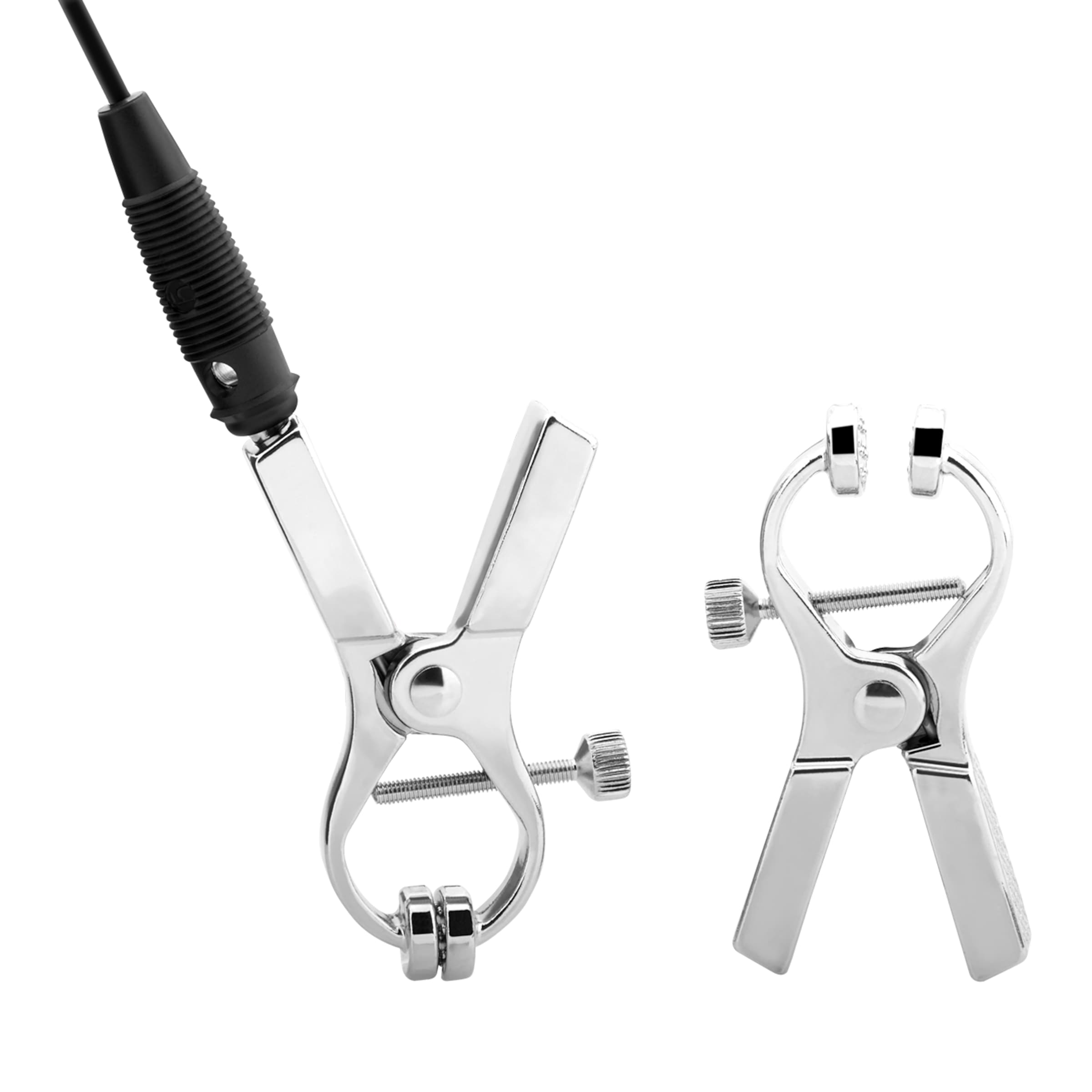 pinces-pour-électro-hy]stimulation-1-paire-Argent-2