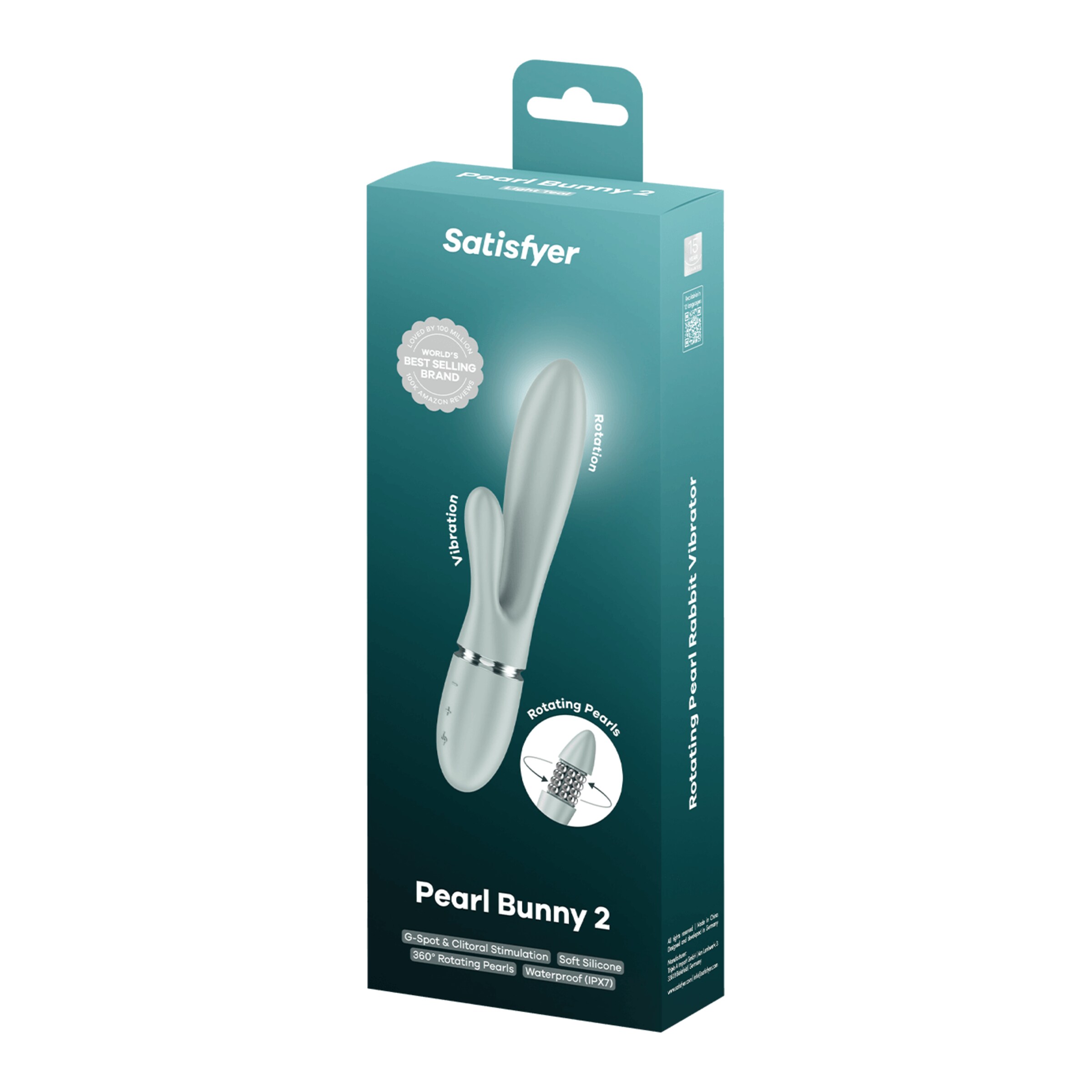satisfyer-‘pearl-bunny-2’-21-cm-Vert-4