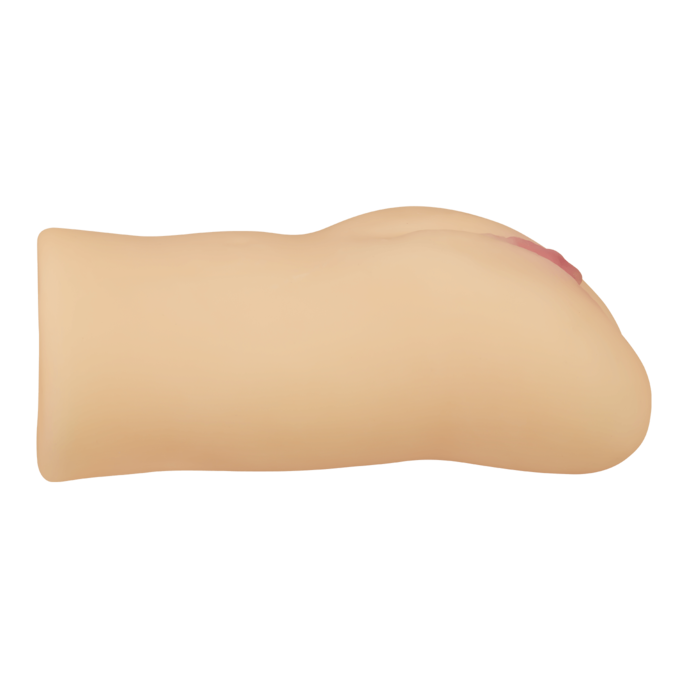 strukturierter-vagina-masturbator-14-cm-Natur-hell-3