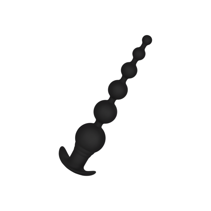 vibromasseur-anal-avec-structure-boule-20-5-cm-Noir-1