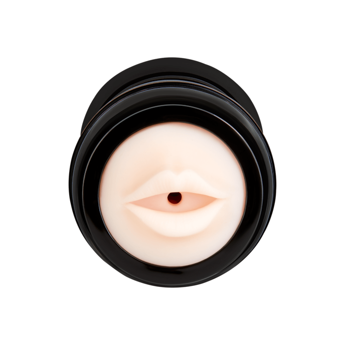 vibrating-stroker-oral-Brun naturel clair-Noir-2