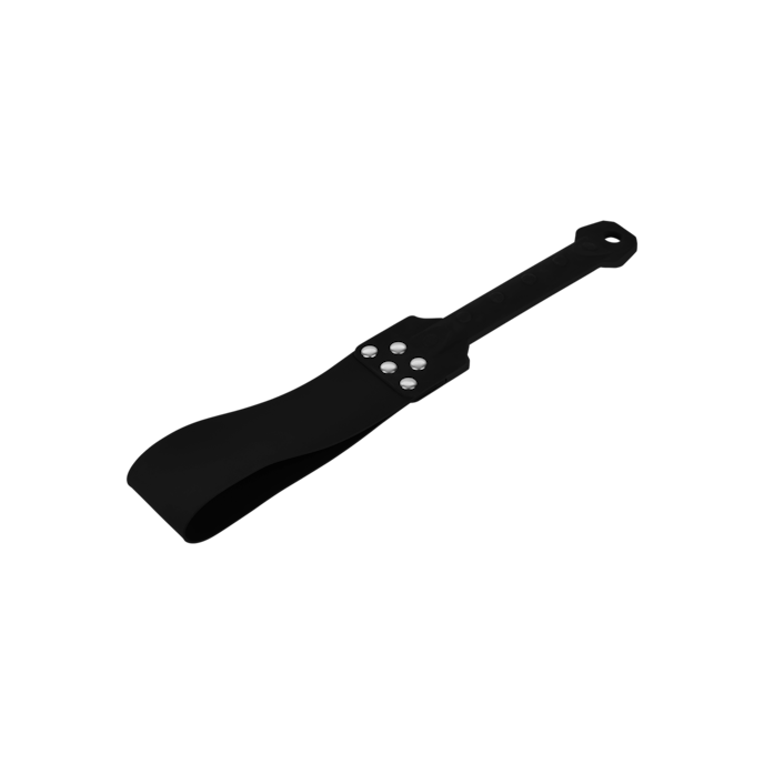 paddle-bouclé-avec-rivets-38-cm-Noir-4