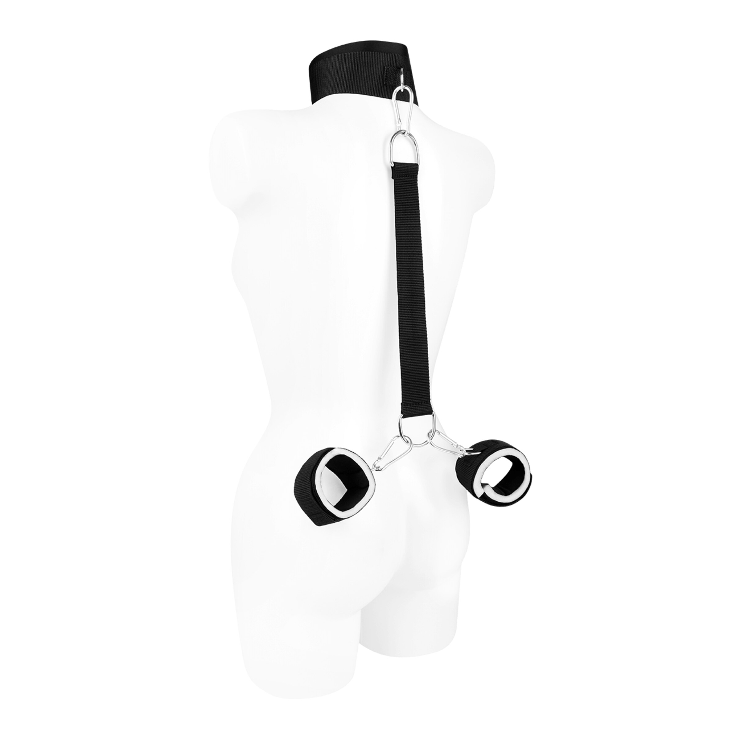 ensemble-de-menottes-7-pièces-Argent-Noir-2