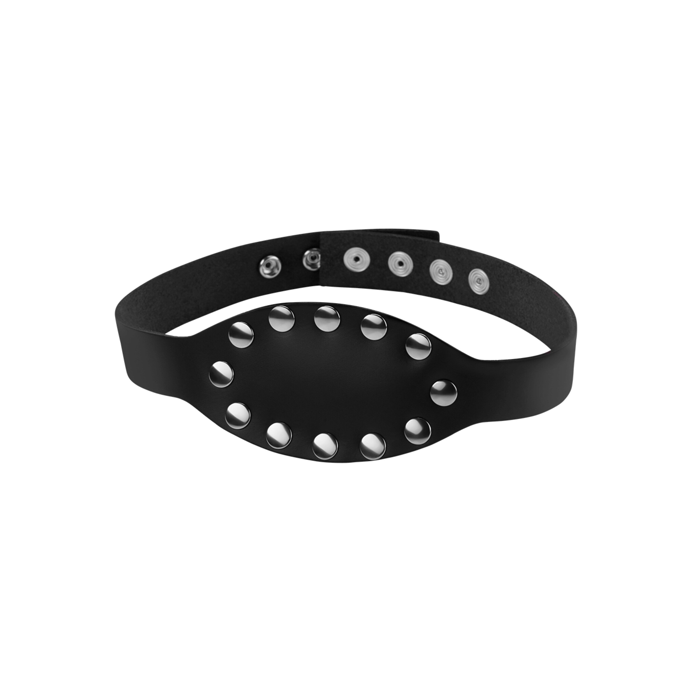 leren-gag-met-kussen-Zilver-Zwart-3