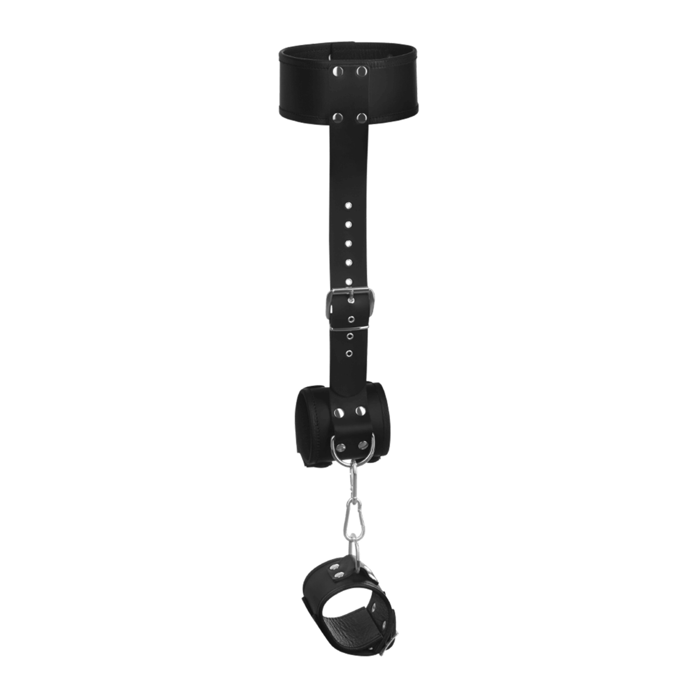 entraves-de-poignets-avec-collier-Noir-4