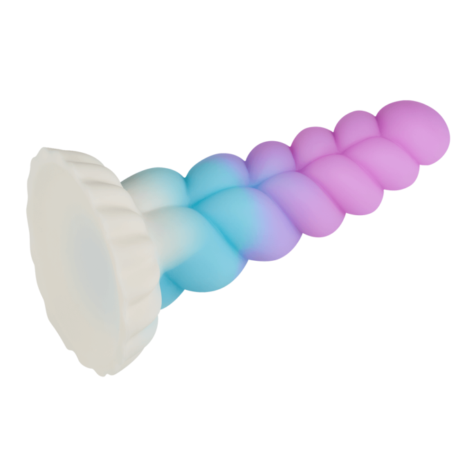 fantasierijke-siliconen-dildo-20-5-cm-Paars-Turkoois-Wit-5