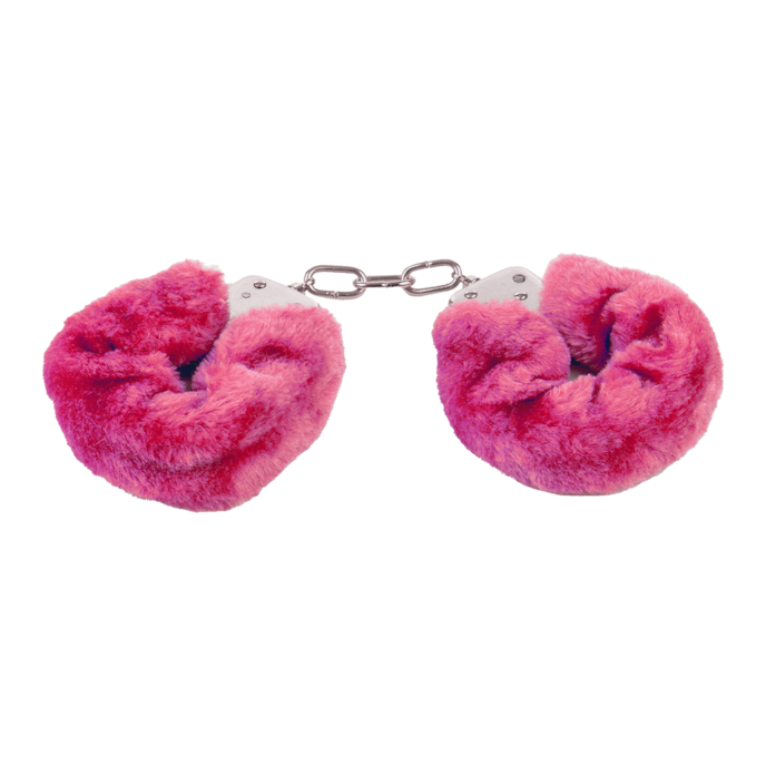 menottes-en-peluche-Argent-Rose-2