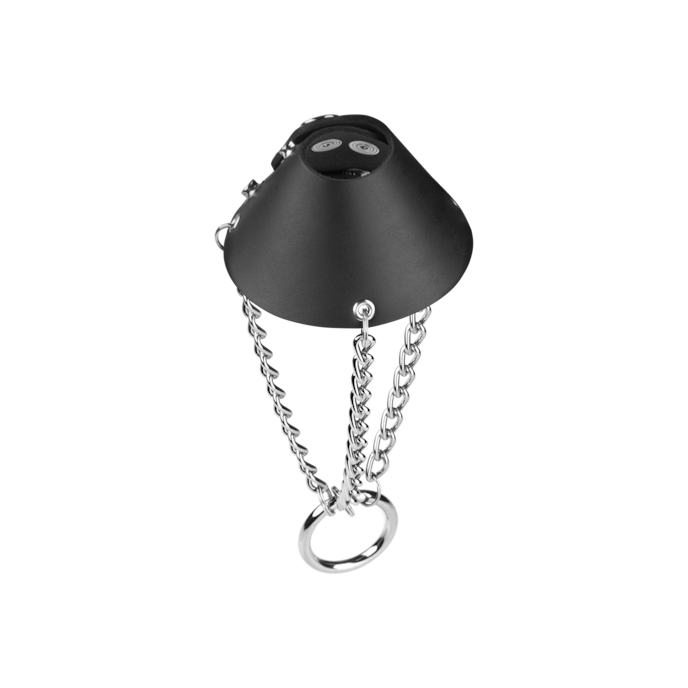 parachute-pour-testicules-avec-chaîne-et-anneau-Argent-Noir-2