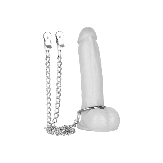 pinces-à-tétons-avec-anneau-pénien-Argent-4