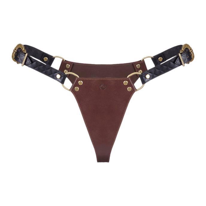 slip-van-rijleer-Bruin-Goud-Zwart-1