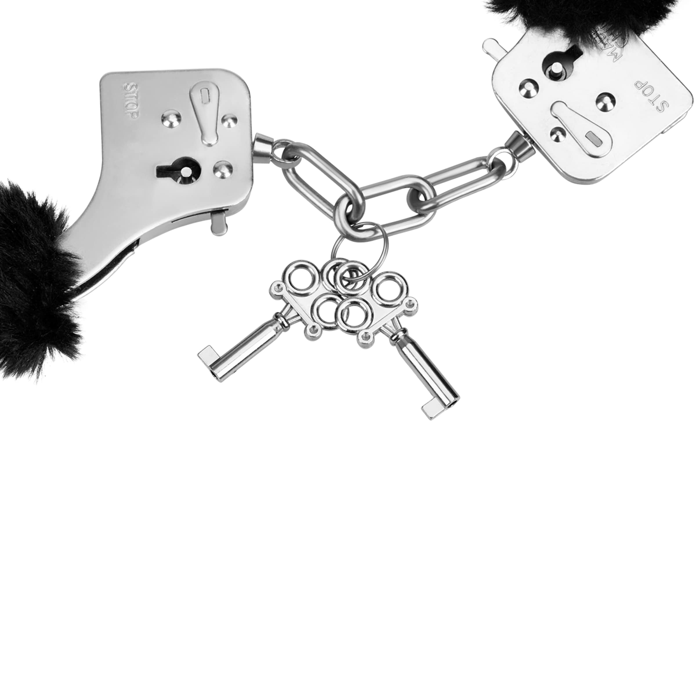 menottes-en-peluche-Argent-Noir-3
