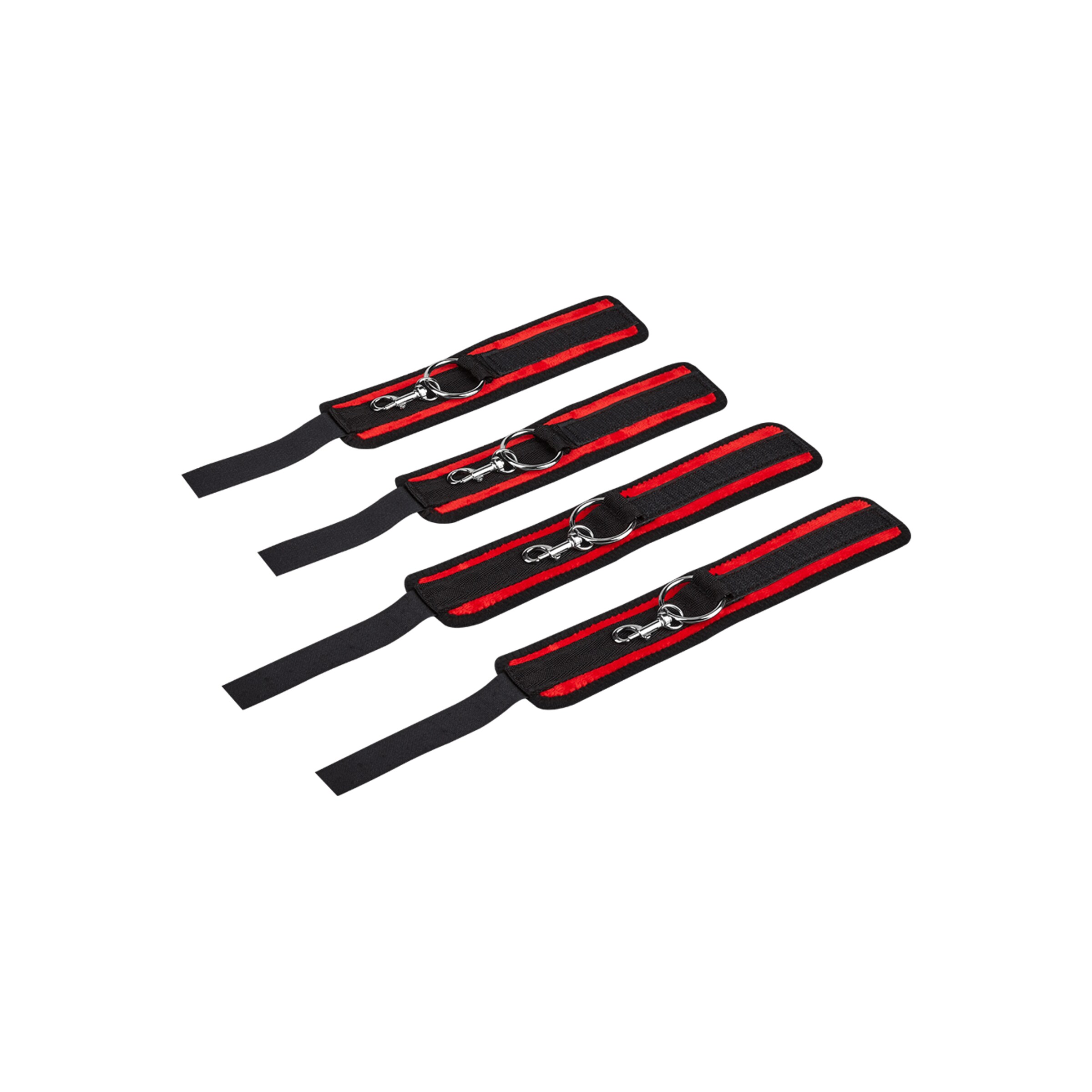 ensemble-de-bondage-rembourré-6-pièces-Noir-Rouge-6