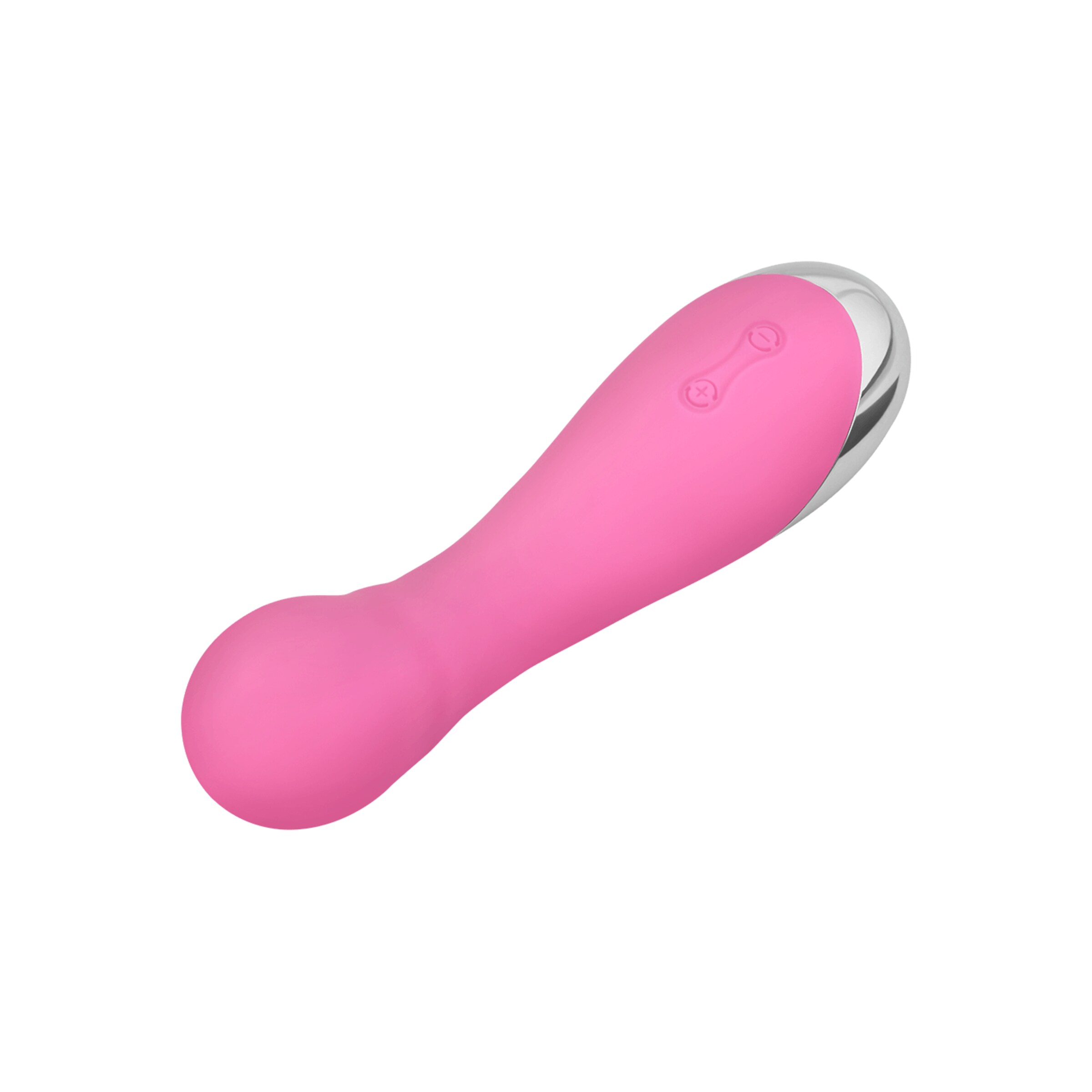gebogen-vibrator-15-5-cm-Pink-Wit-Zilver-6