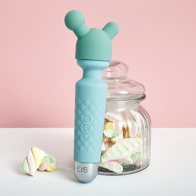 oplaadbare-siliconen-massager-19-5-cm-Groen-2