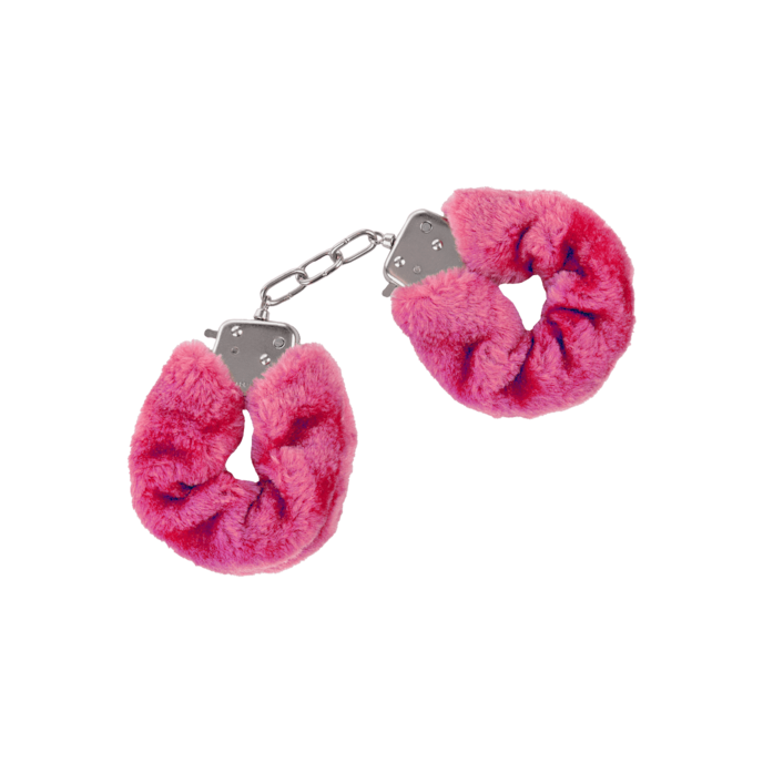 menottes-en-peluche-Argent-Rose-1