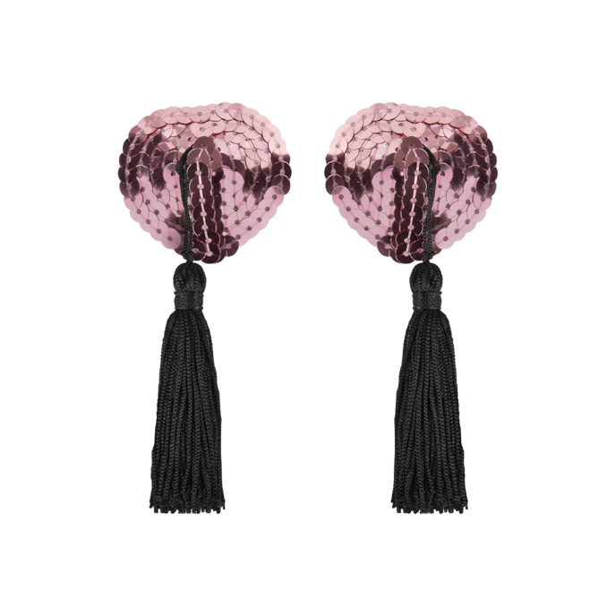 pasties-à-paillettes-en-forme-de-cœur-Noir-Rose-3