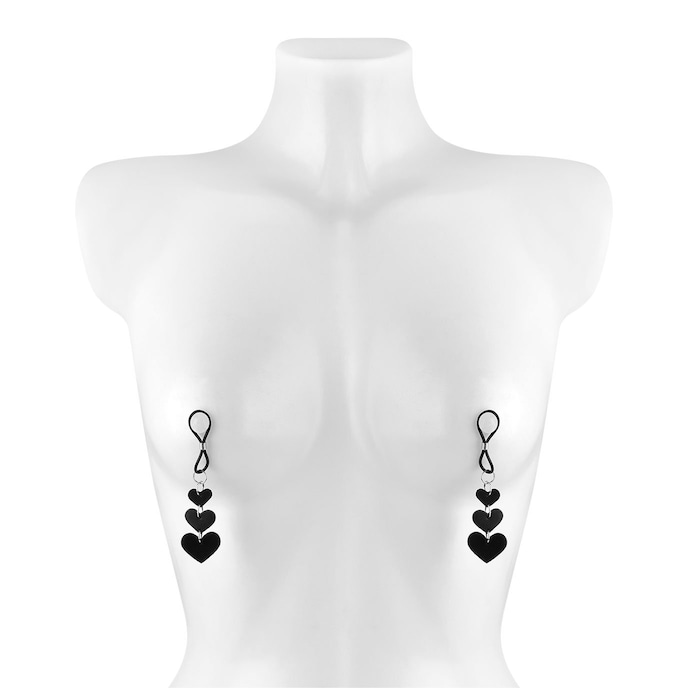 pinces-à-tétons-décoratives-avec-pendentifs-en-forme-de-cœur-Noir-4