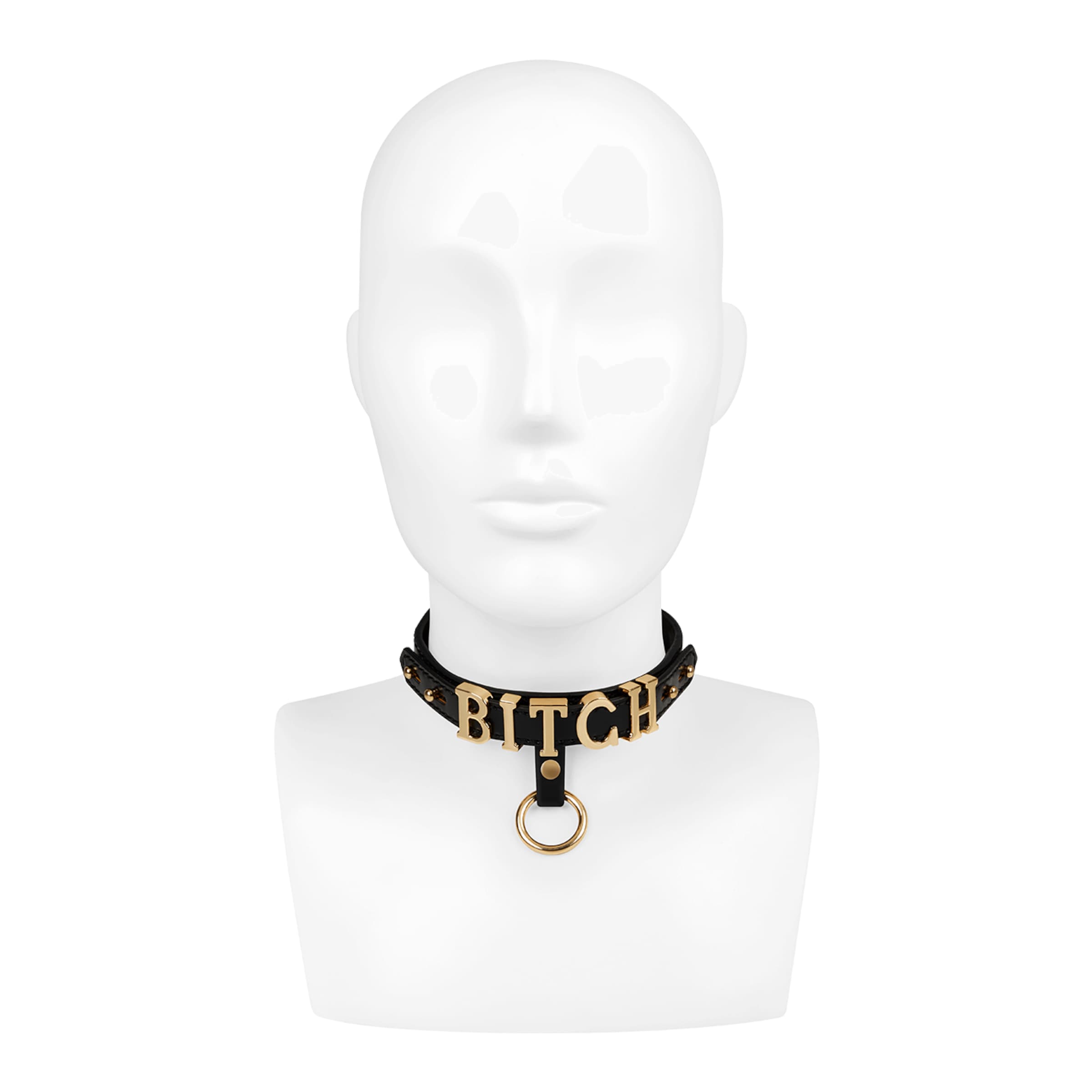 bitch[nbhy]halsband-im-lederlook-Gold-Schwarz-3